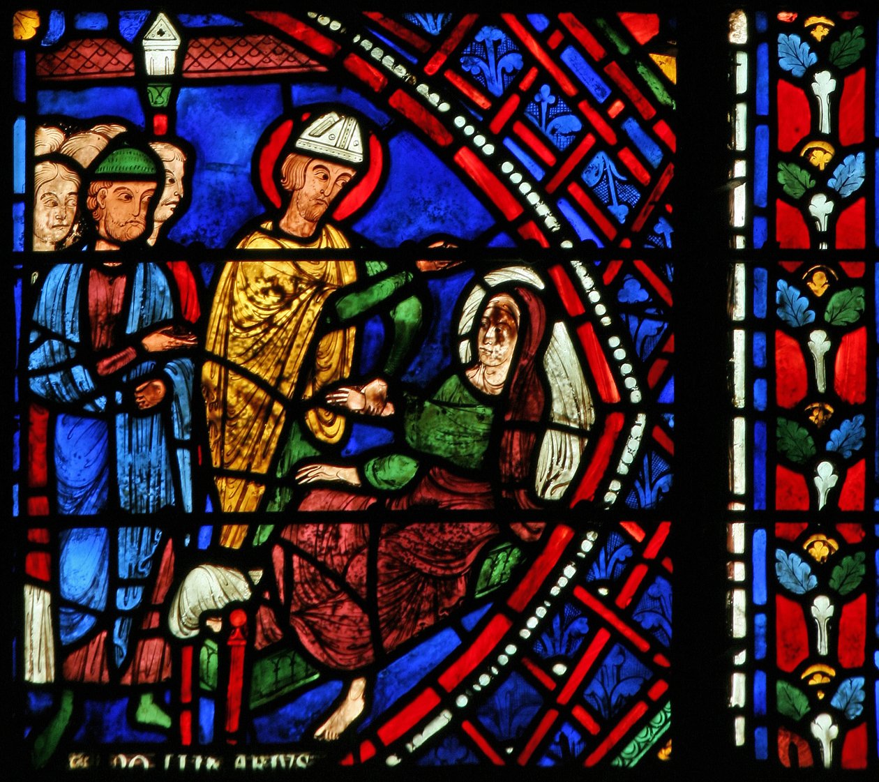 St. Apollinaire: cura a esposa do tribuno (w36) de French School