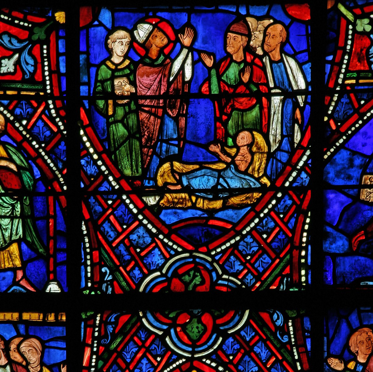 St. Apollinaire: revive a criança de Rufus (w36) de French School