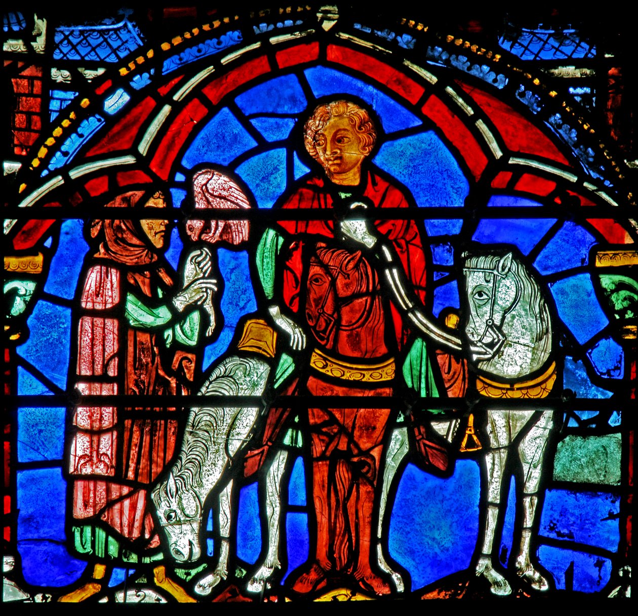 Janela de St Cheron: hawking (w15) de French School