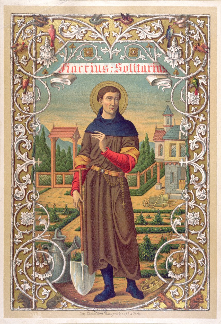 São Fiacre (d.670) de French School