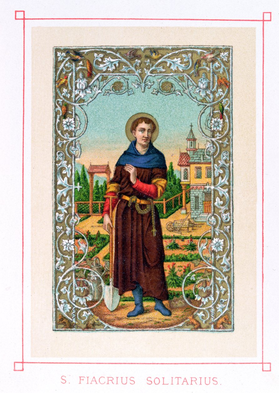 São Fiacre (d.670) 1873 de French School