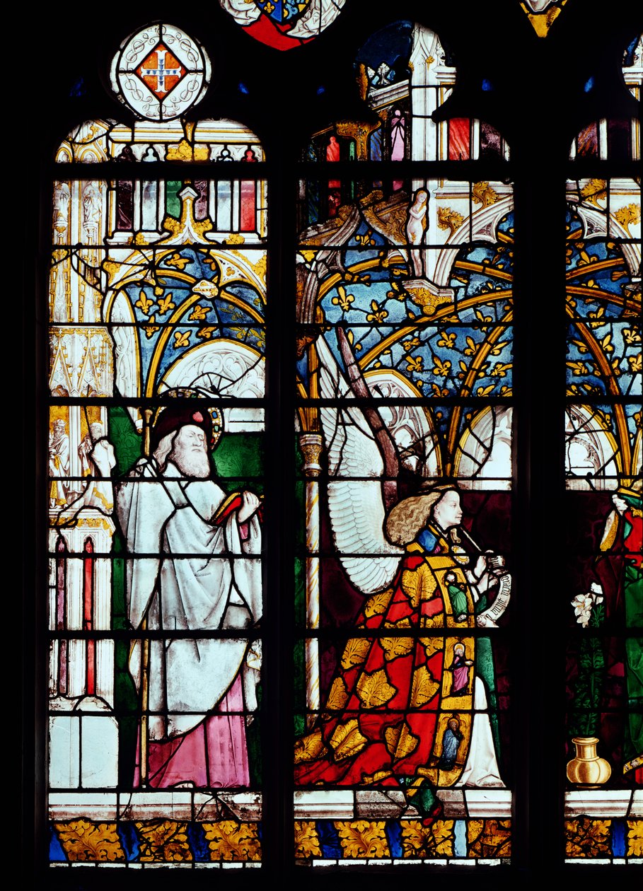 São Tiago e o Anjo da Anunciação, da Capela de Jacques Coeur de French School