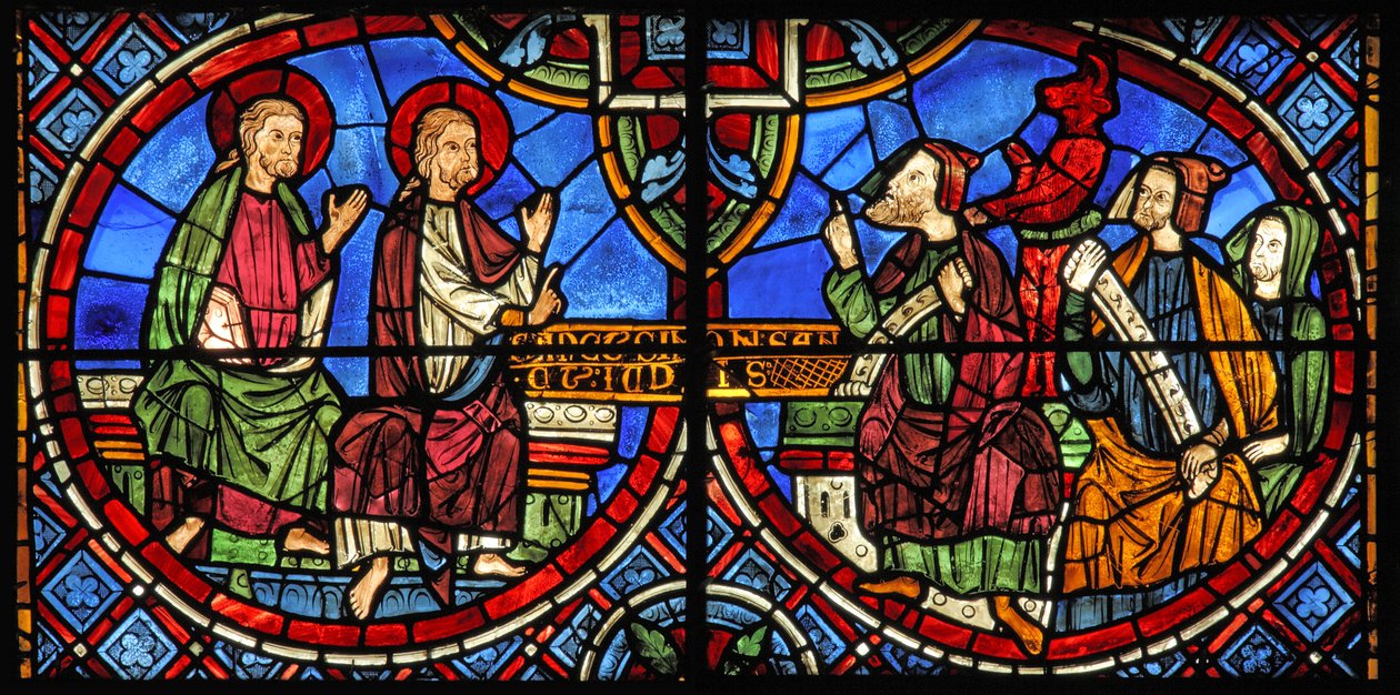 St Simon & St Jude com mágicos persas (w1) de French School