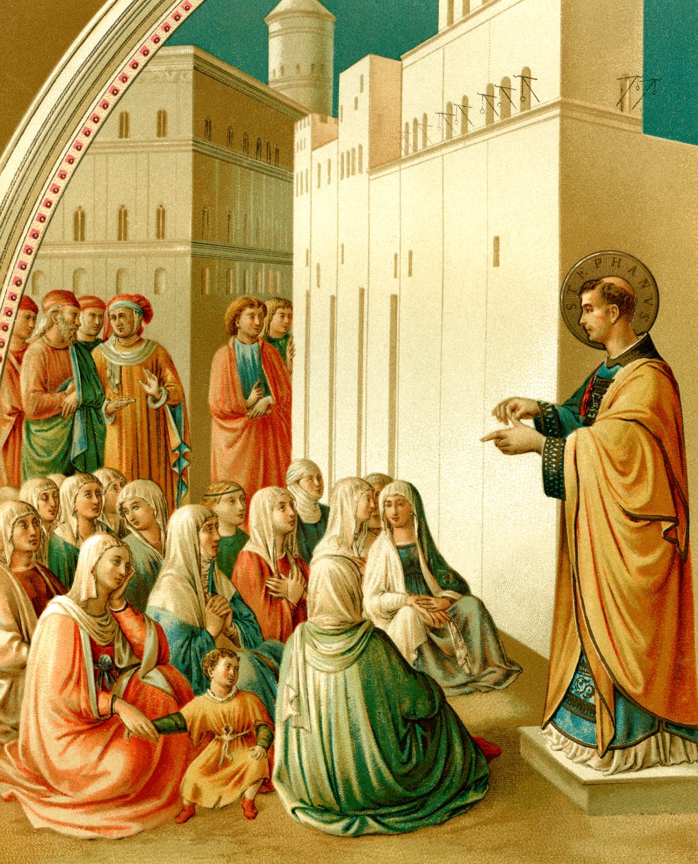 Pregação de Santo Estêvão de French School