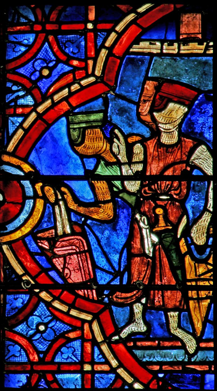 St Thomas Beckets assassinos se preparam para emboscá-lo (w18) de French School