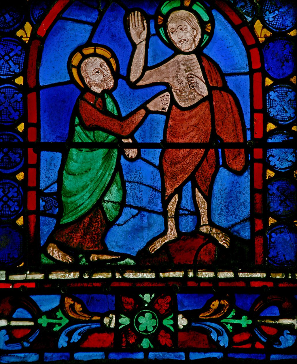 São Tomás com Cristo (w23) de French School