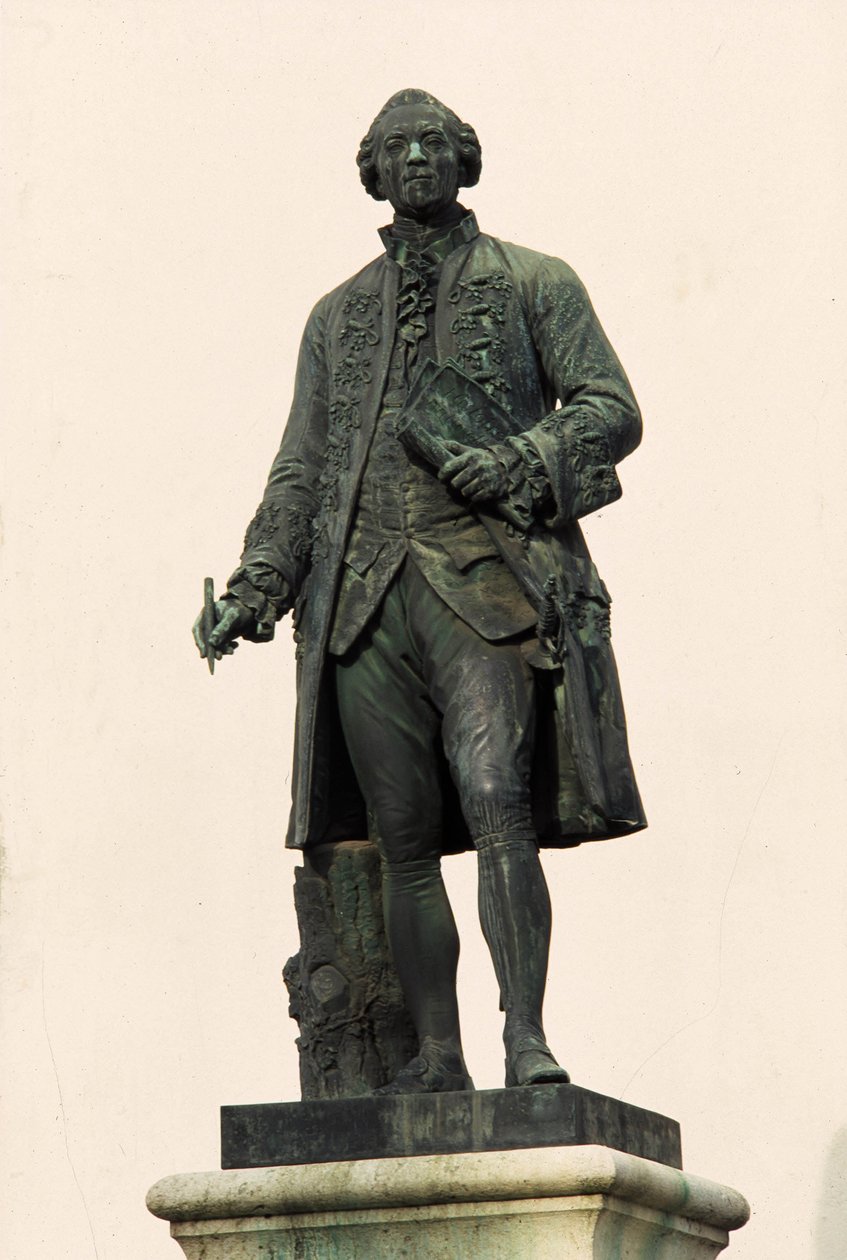Estátua de Georges Louis Leclerc, Conde de Buffon (1707-1788), Montbard (21 Cote d