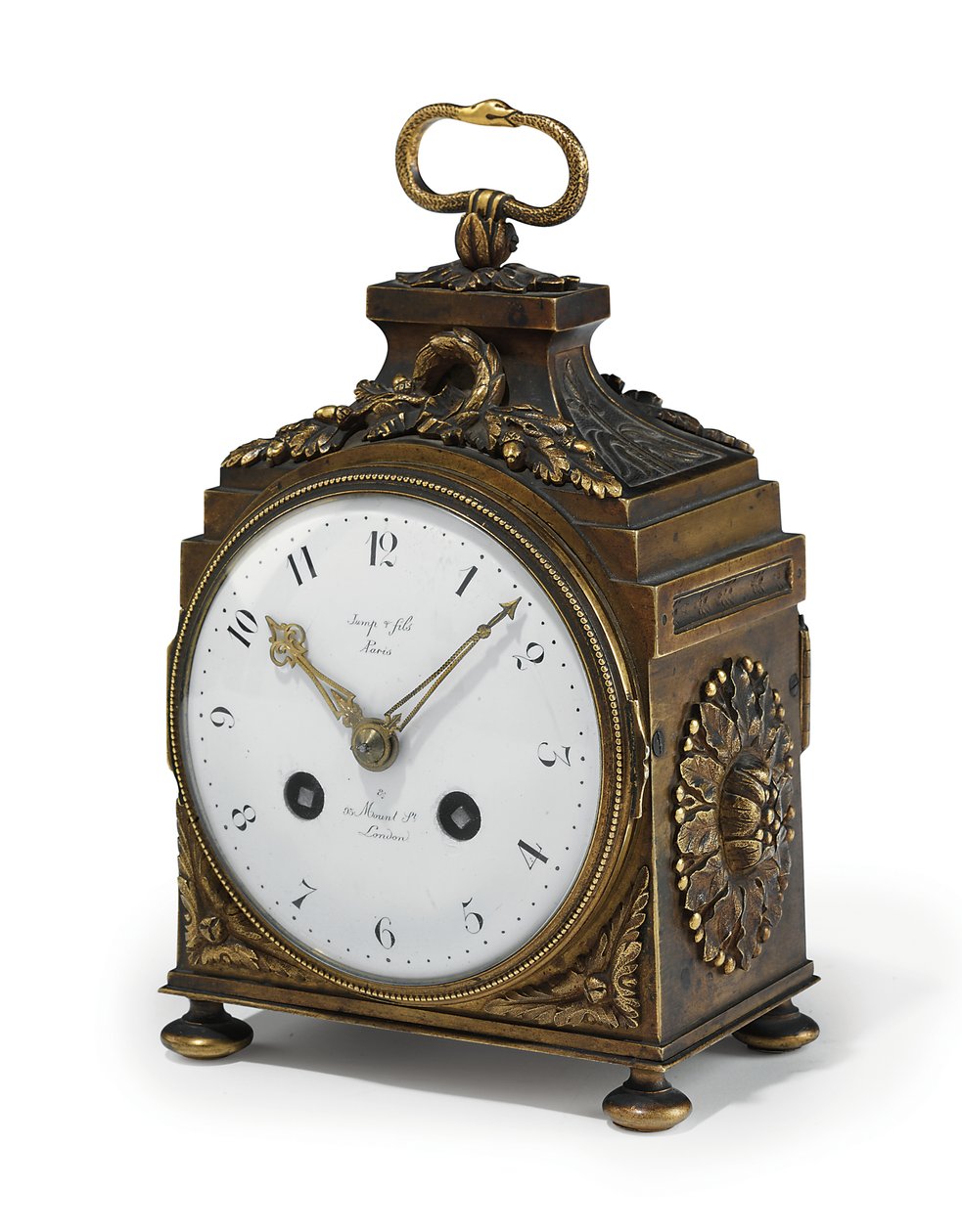Pêndulo do oficial impressionante, 1850-1899 de French School