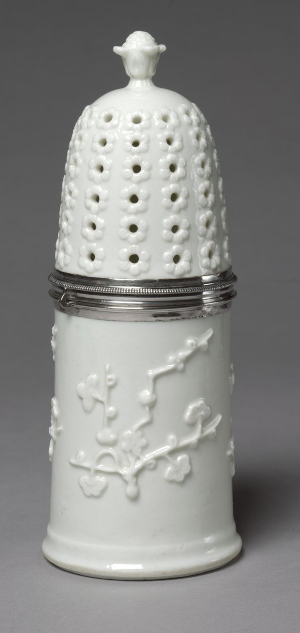 Sugar Caster, fabricante Saint Cloud Porcelain Factory, c.1732-1738 de French School