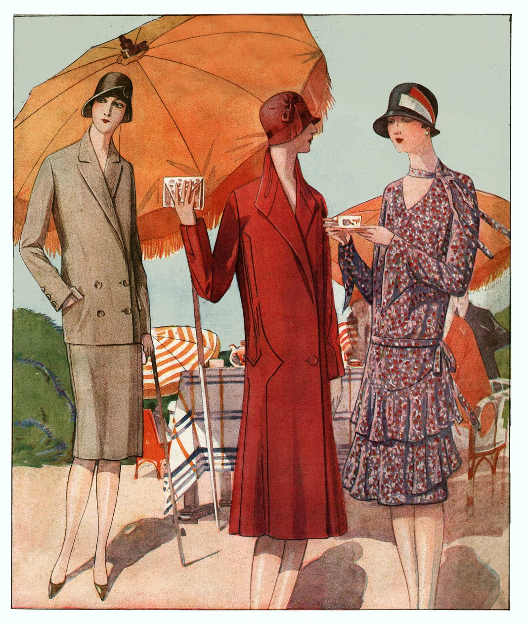 Casaco de verão. (Ilustração de French School
