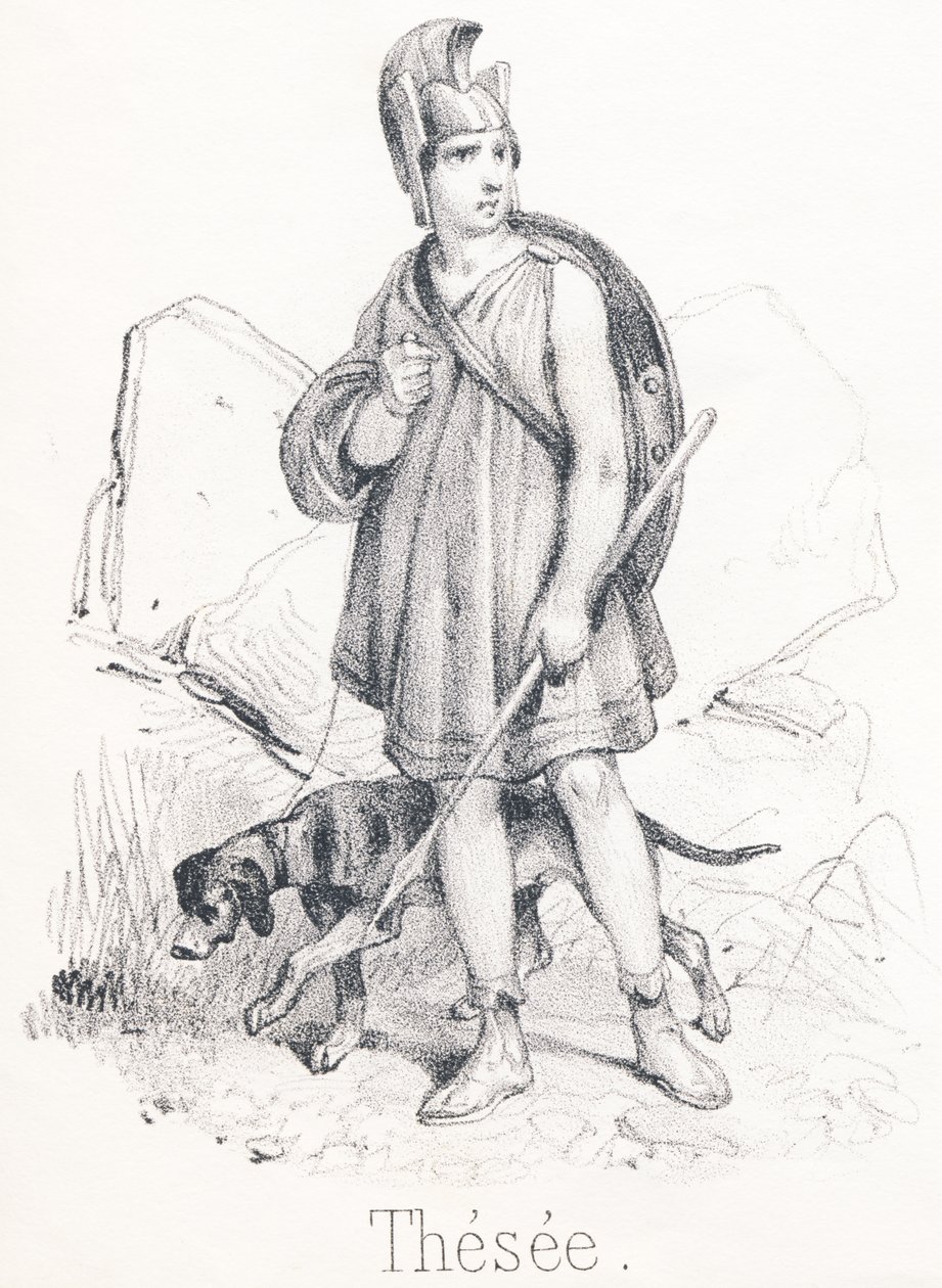 T Thesee: Filho de Egee, rei de Atenas e Aethra Ele libertou Atenas de um monstro chamado Minotauro de French School