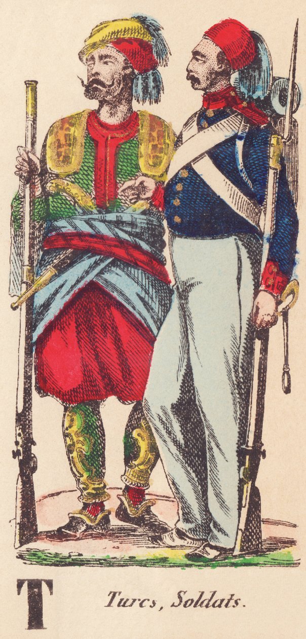 T: turcos, soldados de French School