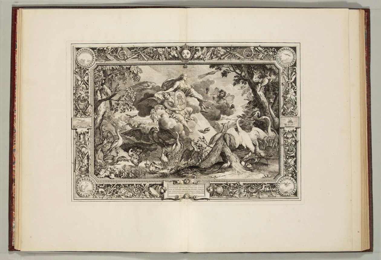 "As tapeçarias do rei, ou representam os quatro elementos e as quatro estações", de Andre Felibien, 1670 de French School