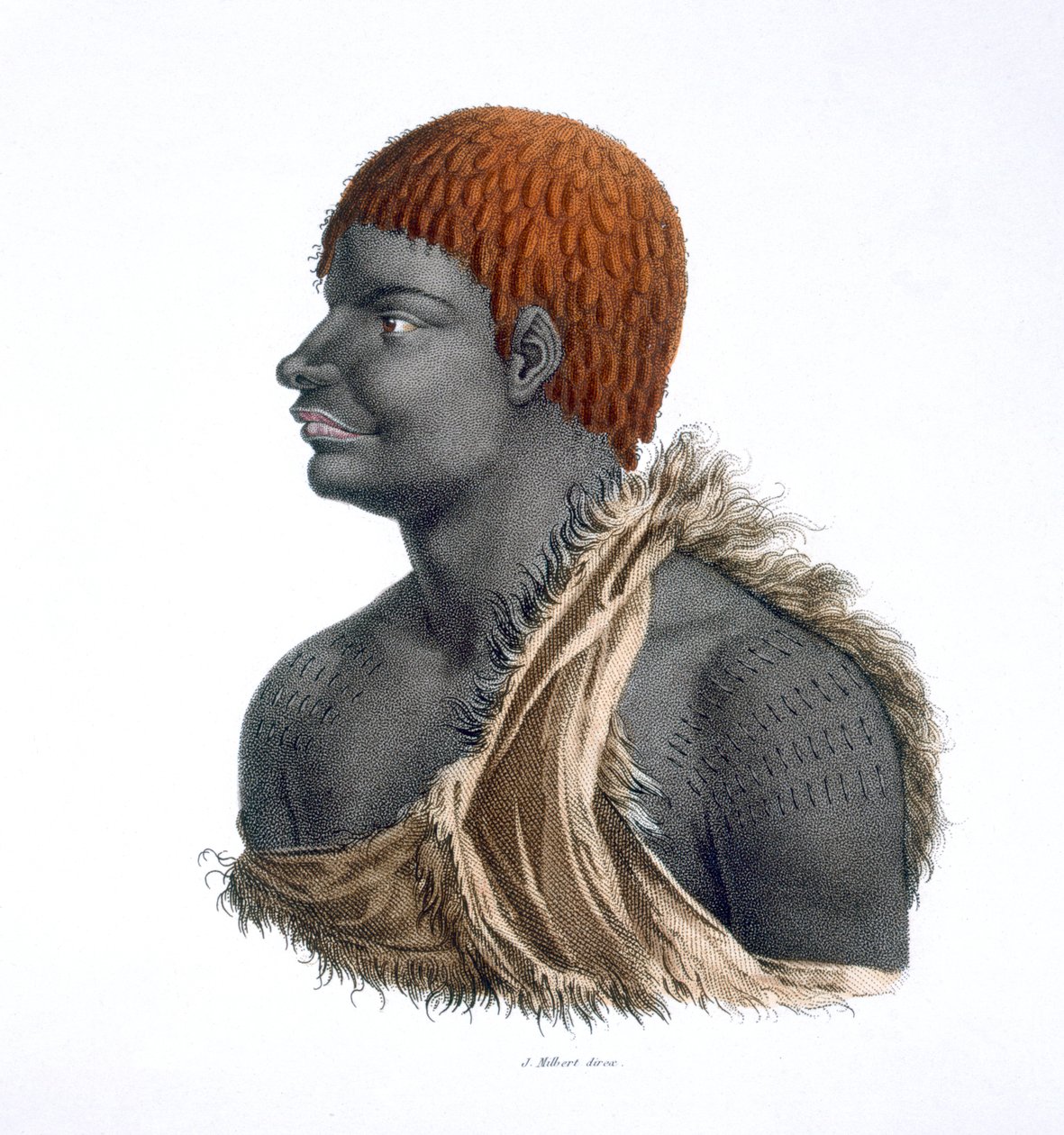 Aborígene da Tasmânia, 1812 de French School