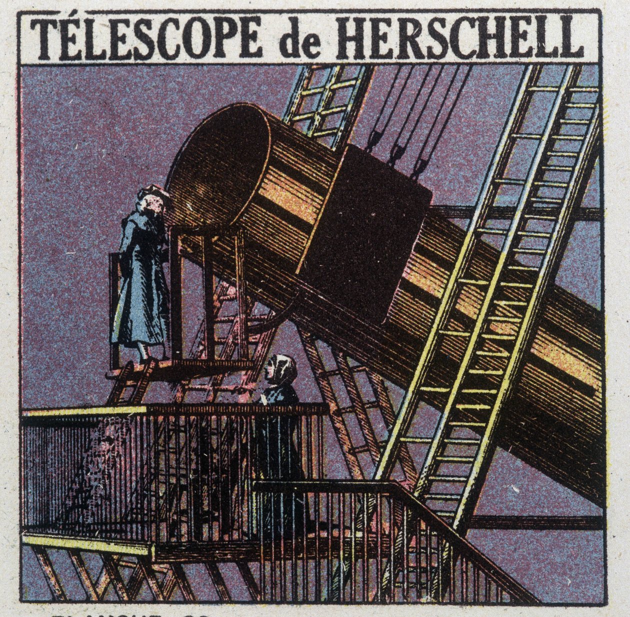 Telescópio de Friedrich Wilhelm Herschel (1738-1822) - em "L