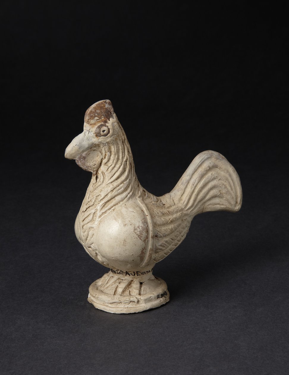 Figura em terracota de um galo (cerâmica) de French School