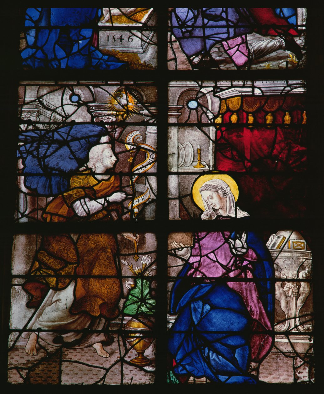 A Anunciação, 1546 de French School