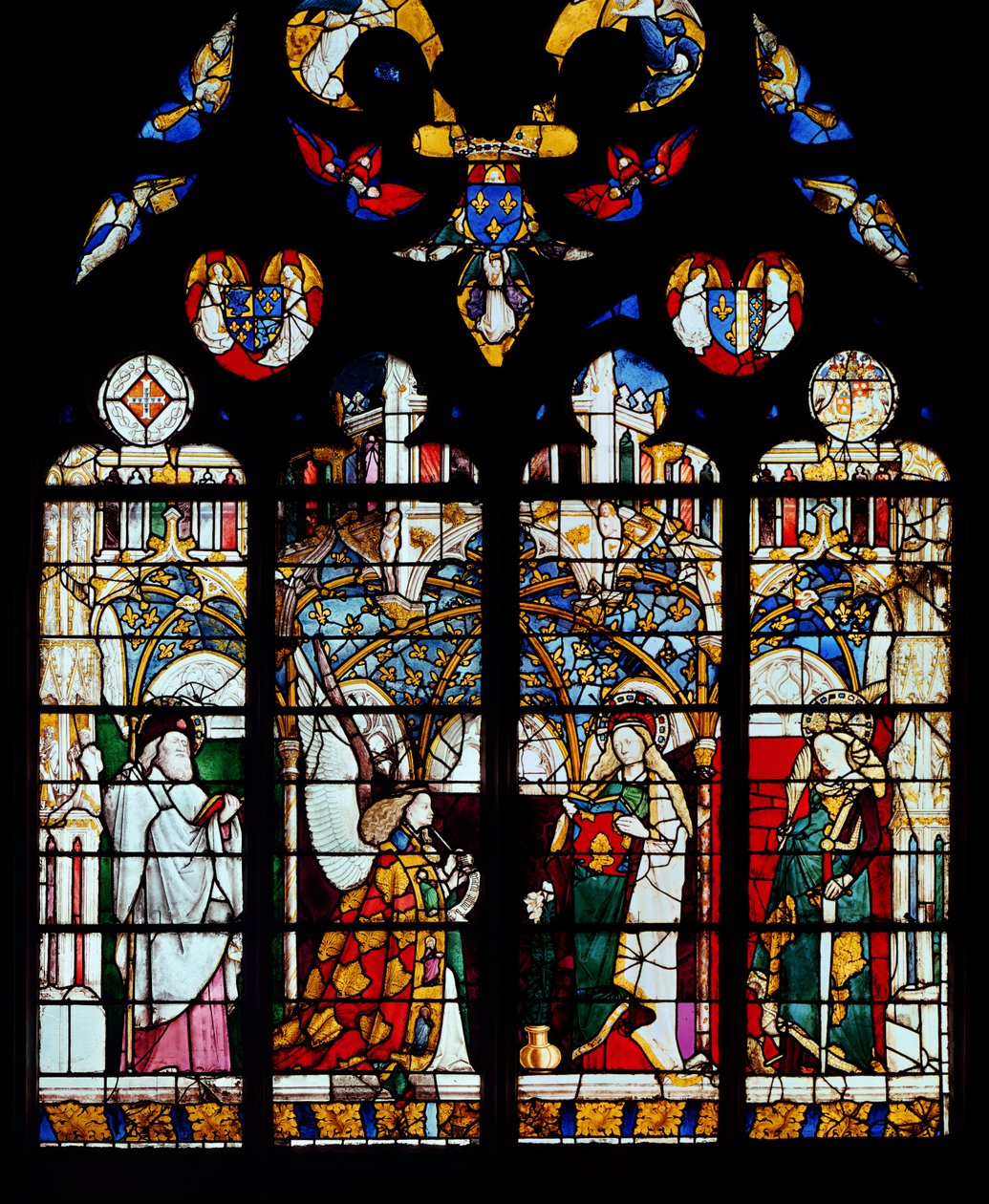A Anunciação, da Capela de Jacques Coeur de French School