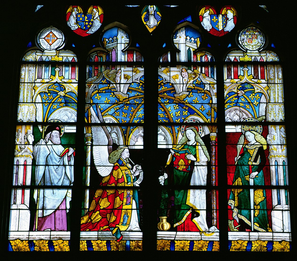 A Anunciação, da Capela de Jacques Coeur de French School