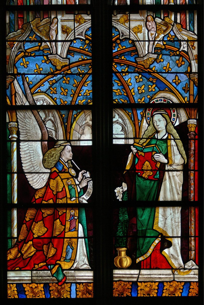 A Anunciação, da Capela de Jacques Coeur de French School