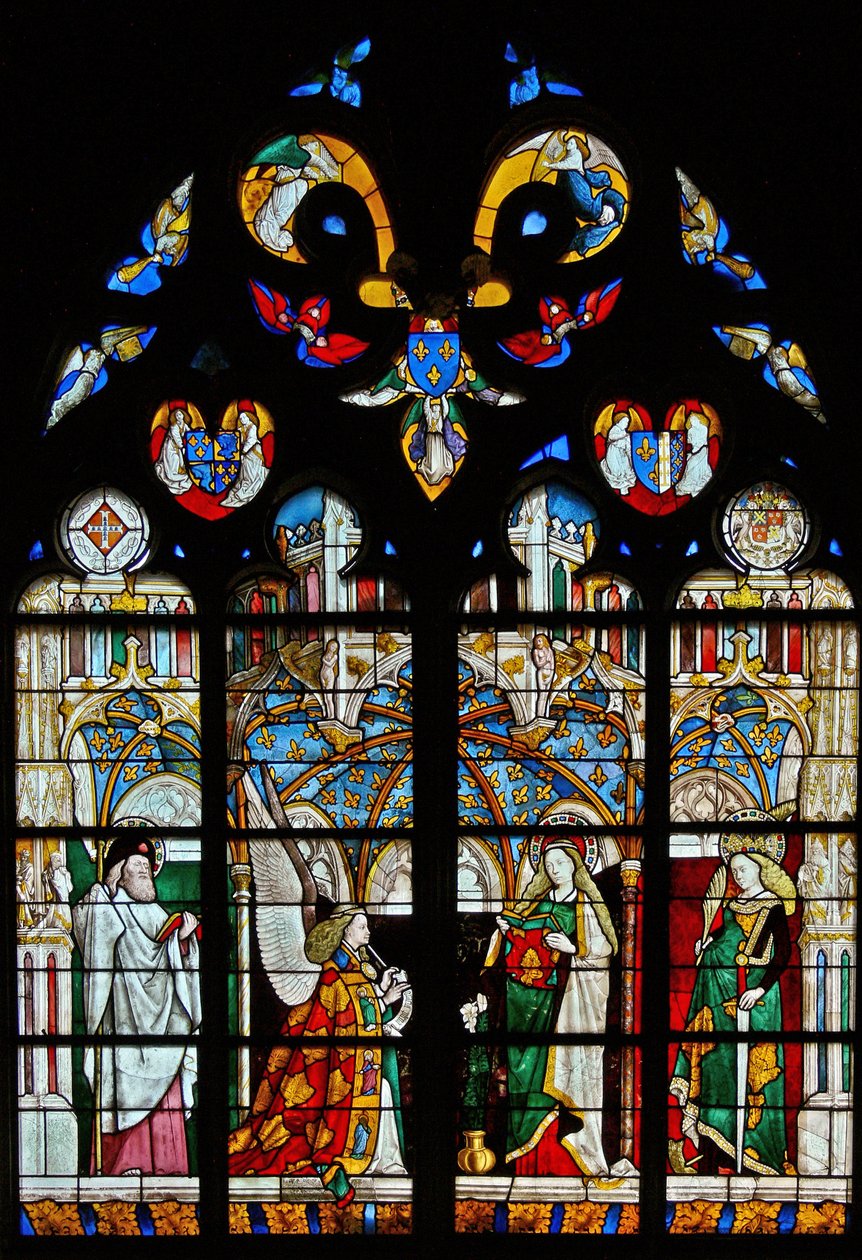 A Anunciação, da Capela de Jacques Coeur de French School