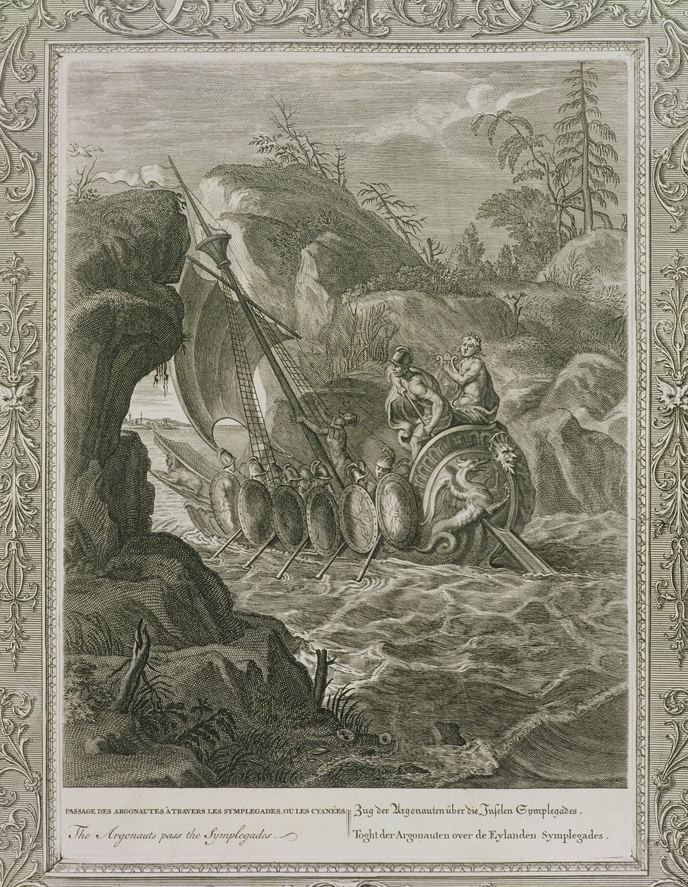 Os Argonautas Passam as Symplegades de French School