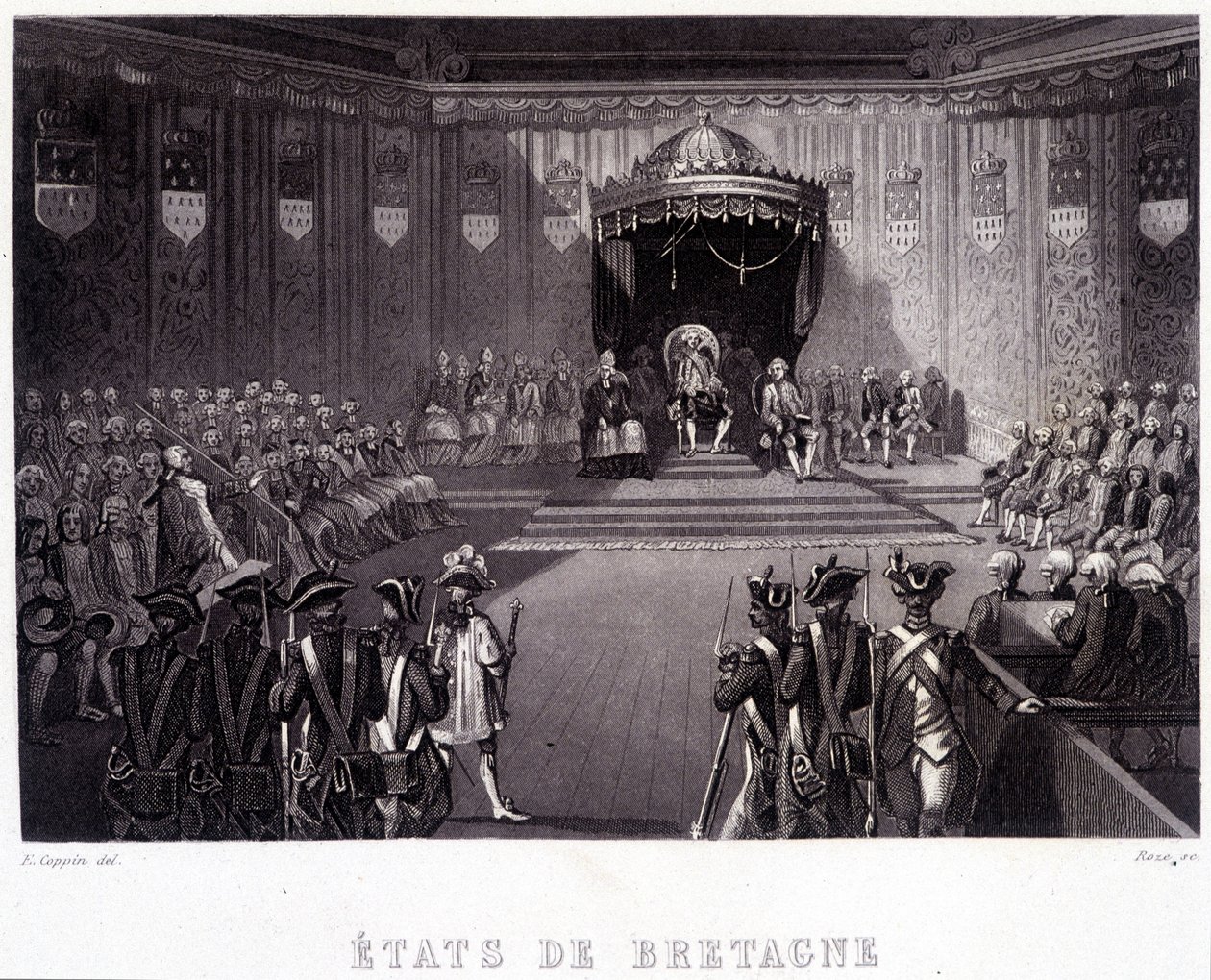 A Assembleia dos Estados Gerais da Bretanha e da Vendeia de French School