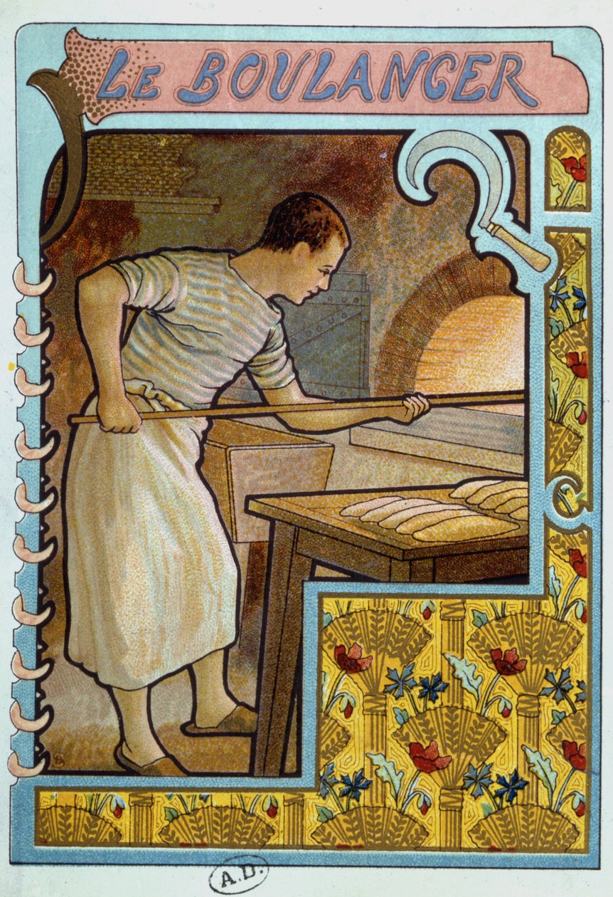 O padeiro, 1899 de French School