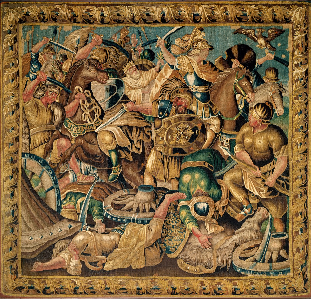 A Batalha de Arbelles em 333 aC, Aubusson de French School