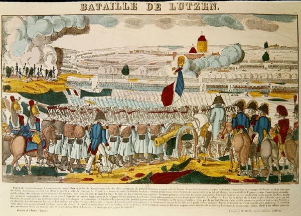 A Batalha de Lutzen, 2 de maio de 1813 de French School