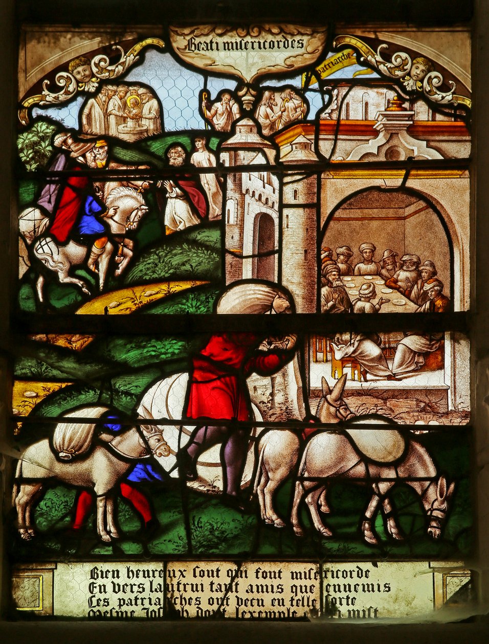 As Bem-Aventuranças: Bem-aventurado o Misericordioso: cena da história de José de French School