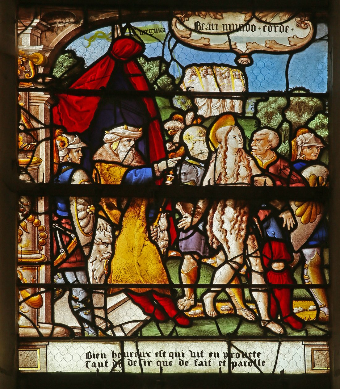 As bem-aventuranças: Bem-aventurados os puros de coração: o martírio de Santa Inês de French School