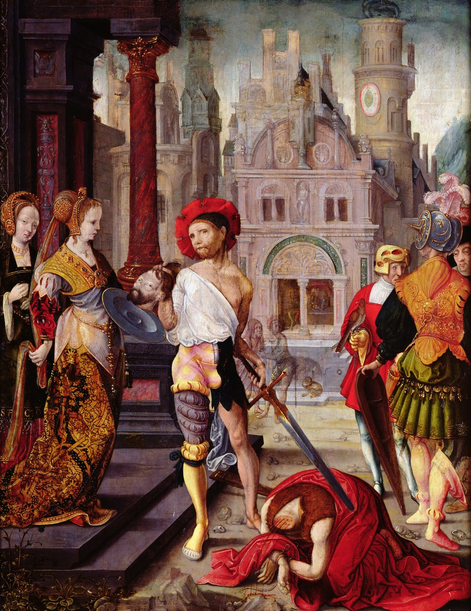 A decapitação de São João Batista, 1525 de French School