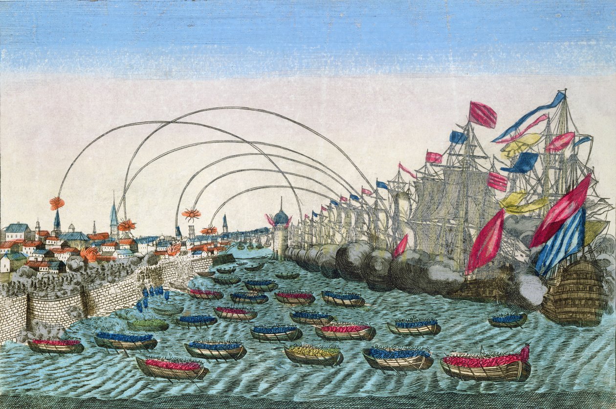 A captura de Havana pelos ingleses em 1762 (ver também 110458) de French School
