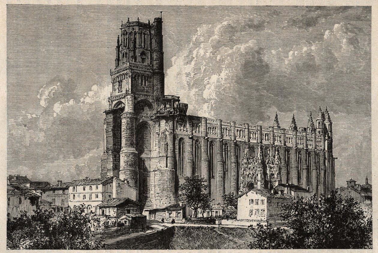 A Basílica Catedral de Santa Cecília - catedral de albi - de French School