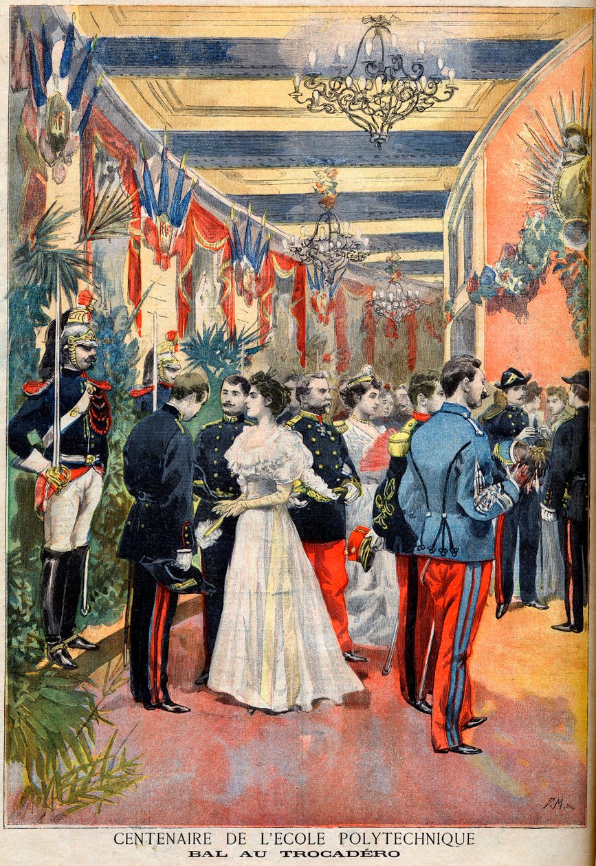 O Centenário da Ecole Polytechnique: Uma bola no Trocadero, do suplemento ilustrado do 
