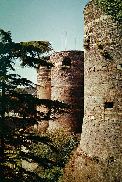 O Chateau dAngers, completou 1238 de French School