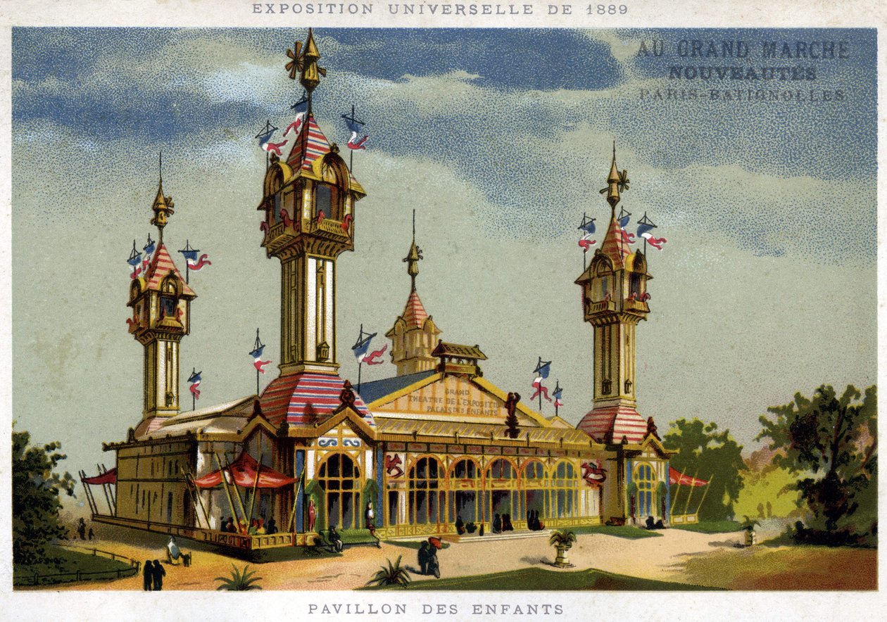 O Pavilhão das Crianças, Paris Batignolles. de French School