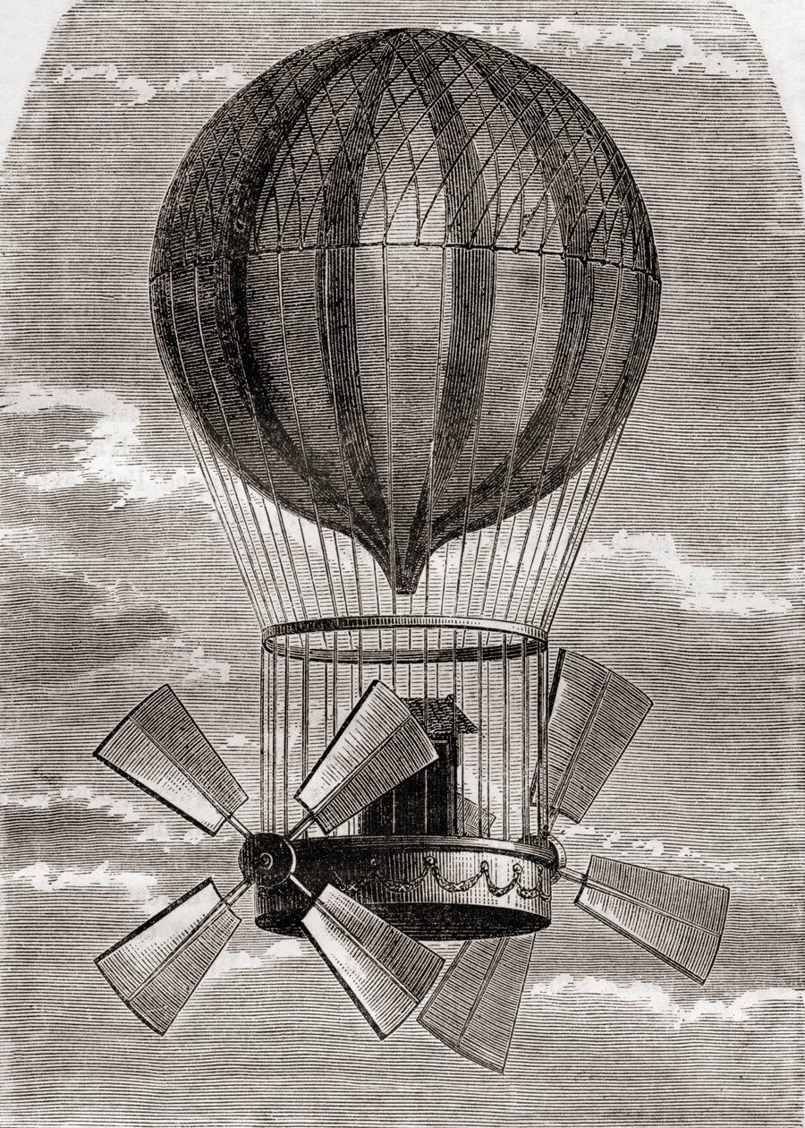 O balão de ar quente Comte d