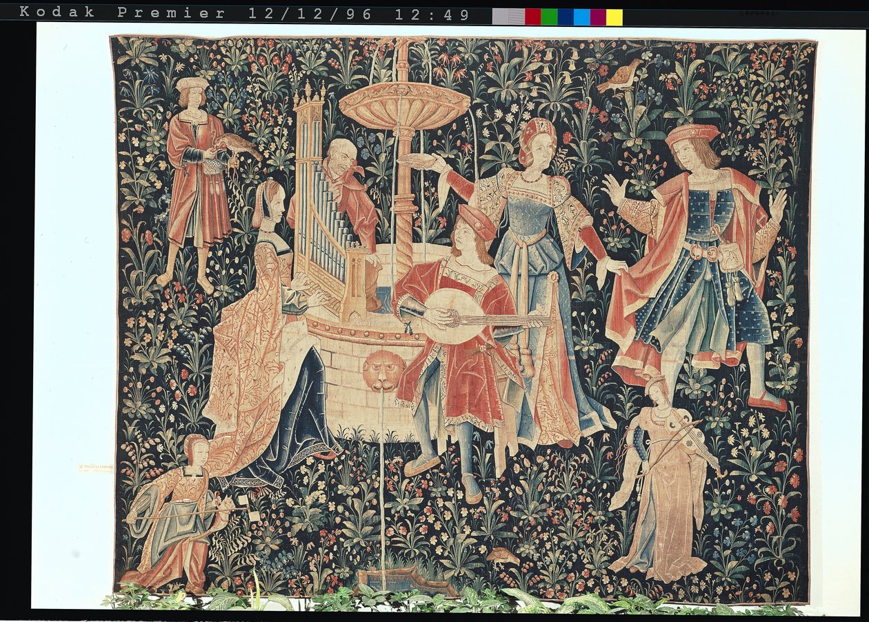 O Concerto na Fonte, oficina de Loire, c.1570-80 (para detalhes ver 87758, 19846) de French School