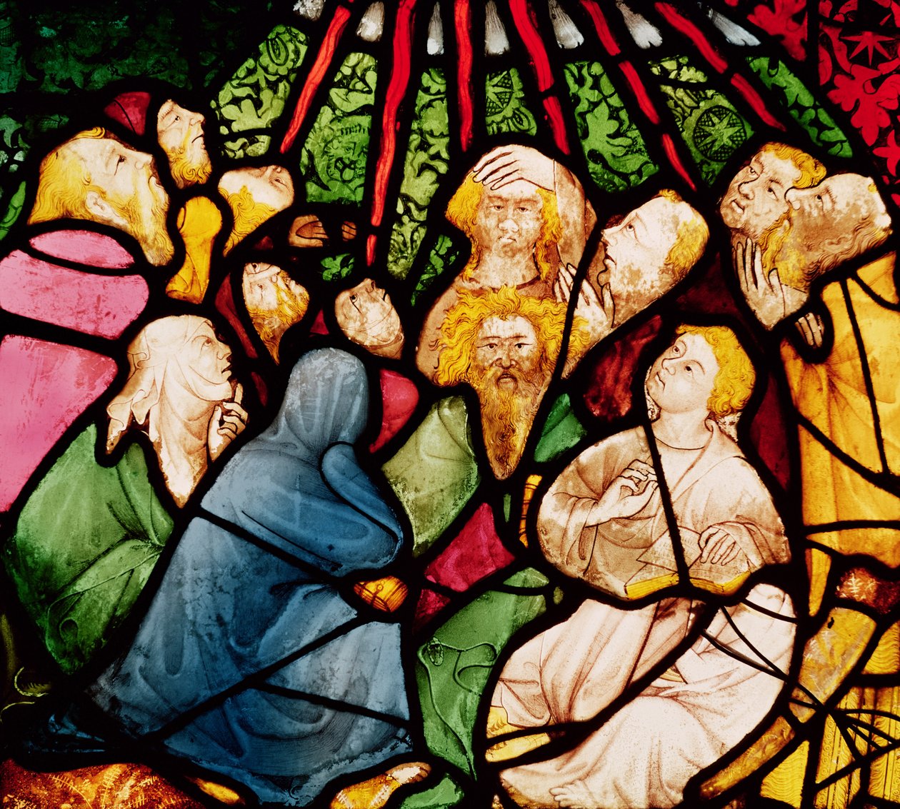 A descida do Espírito Santo, c.1400 de French School