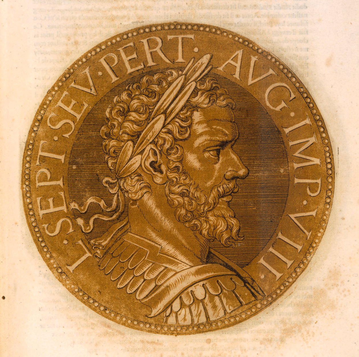 O imperador Lucius Septímio Severo de French School