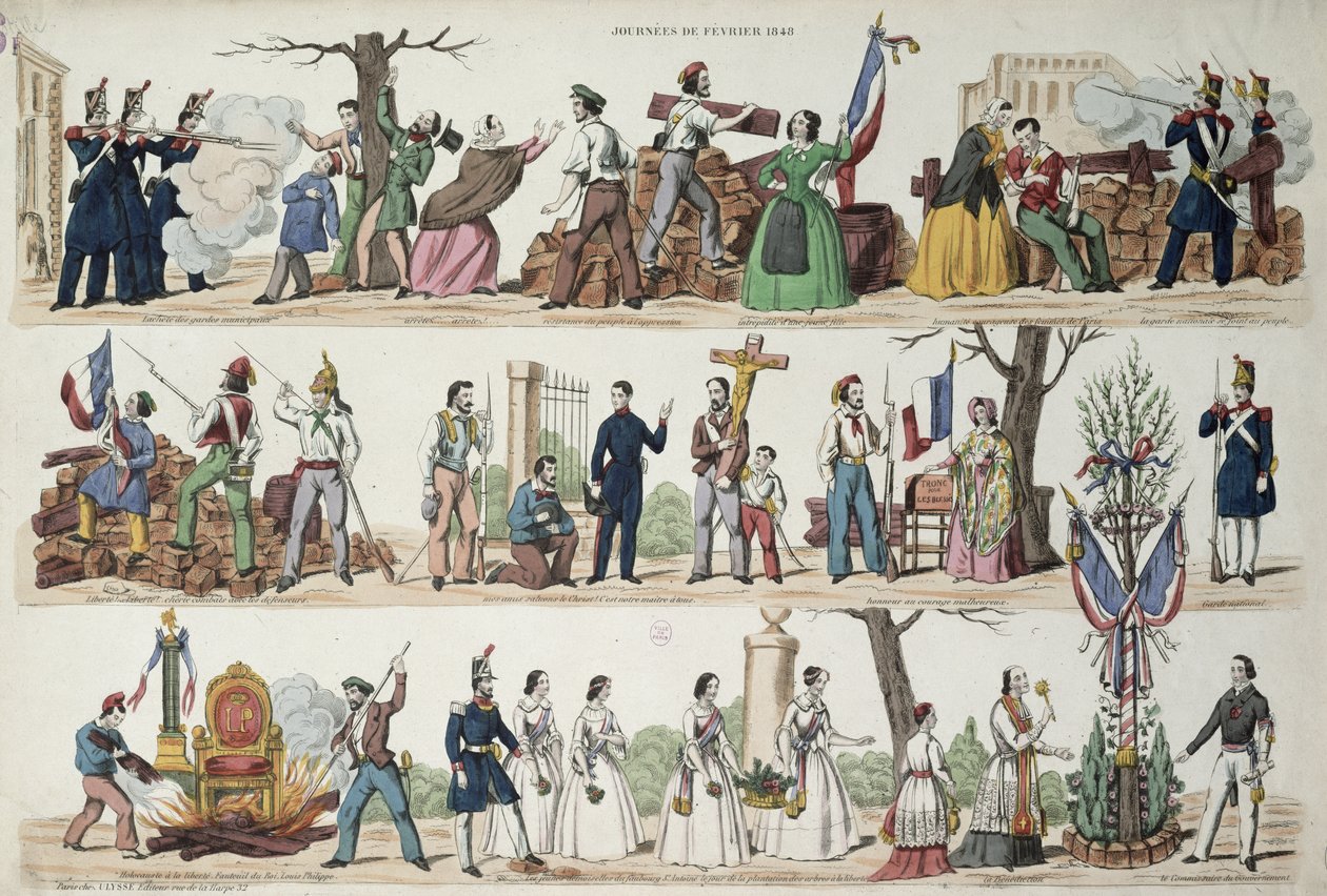 Os eventos de fevereiro de 1848 de French School