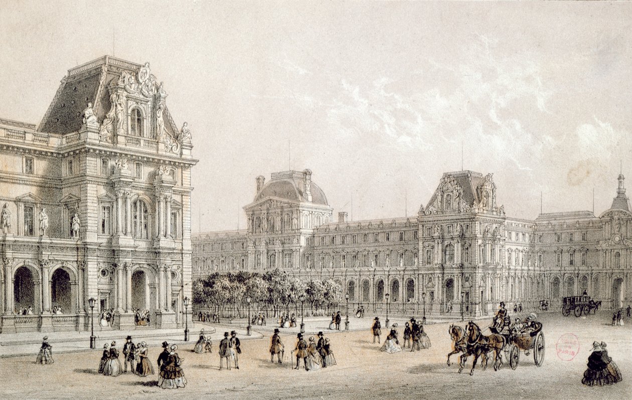 O Louvre Acabado de French School