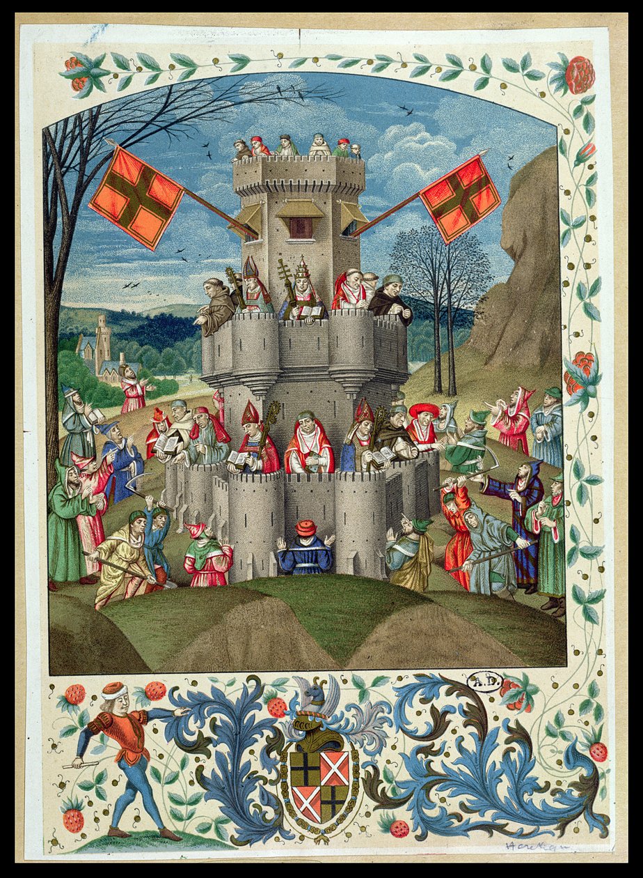 A fortaleza da fé agredida por hereges de French School