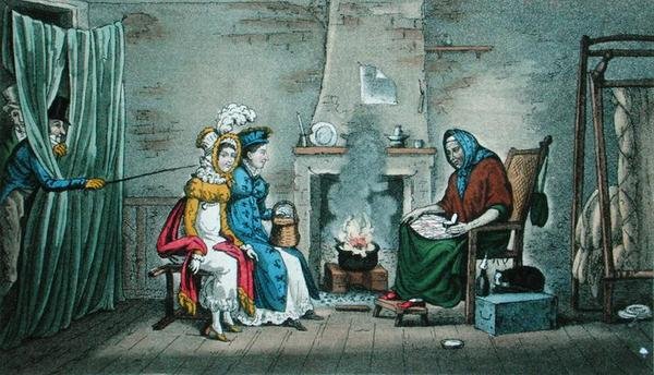 O Fortune Teller de French School