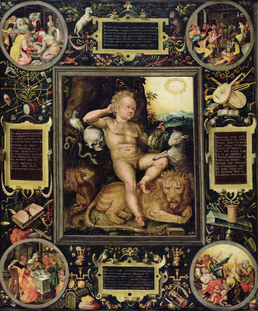 Os quatro estágios da vida de French School