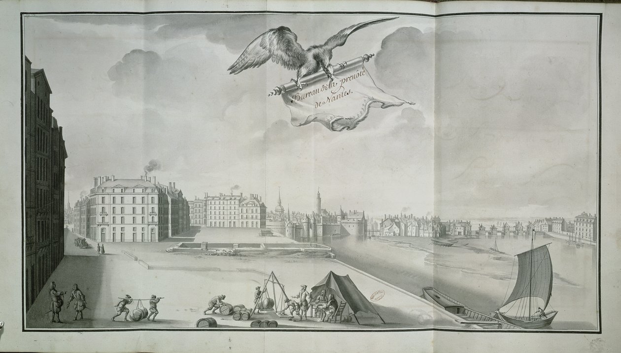 O Gabelle, Nantes, em 1723 de French School