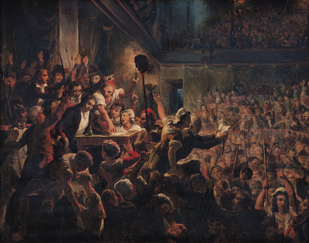 O Chefe do Deputado Jean Feraud (1759-95) Apresentado a François Antoine Boissy d&39;Anglas (1756-1826) 20 de maio de 1795 de French School