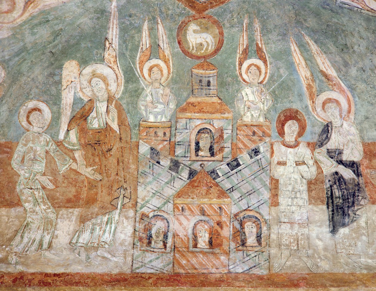 A Jerusalém Celestial, do século XII de French School